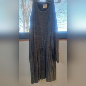 Chaser Cold Shoulder Sparkly Dress-SZ L